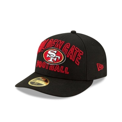 San Francisco 49ers Gorra | New Era NFL Draft Alternate Low Profile 59fifty Fitted Cap Mexico - Negros